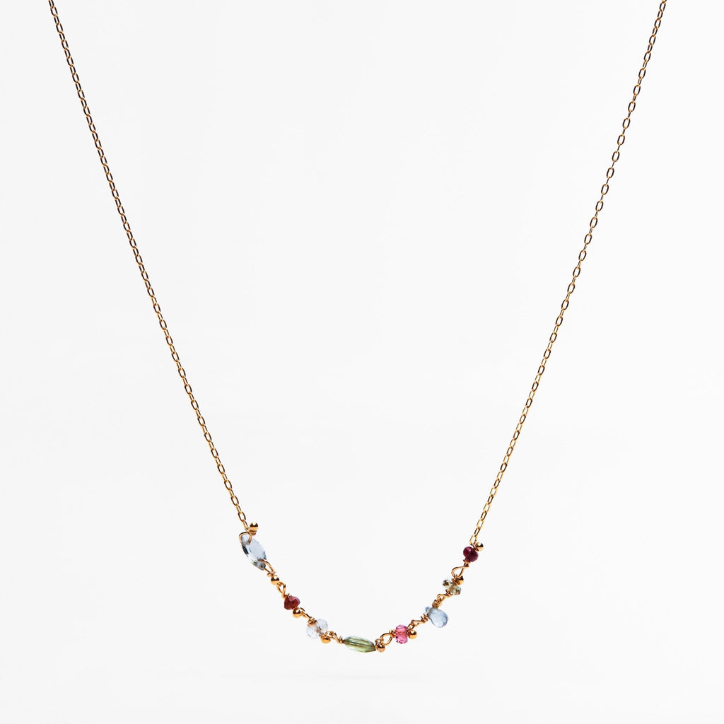 Collier minuscules pierres - LYLAN